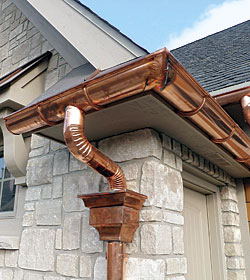 Copper Gutters & Downpipes